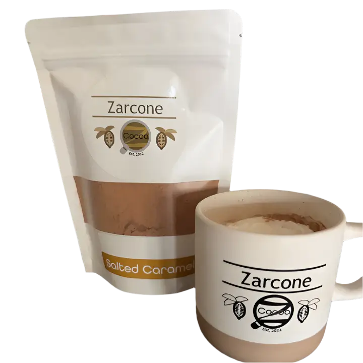 Salted Caramel Zarcone Cocoa with Zarcone Cocoa Mug