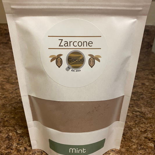 Mint Zarcone Cocoa packaging