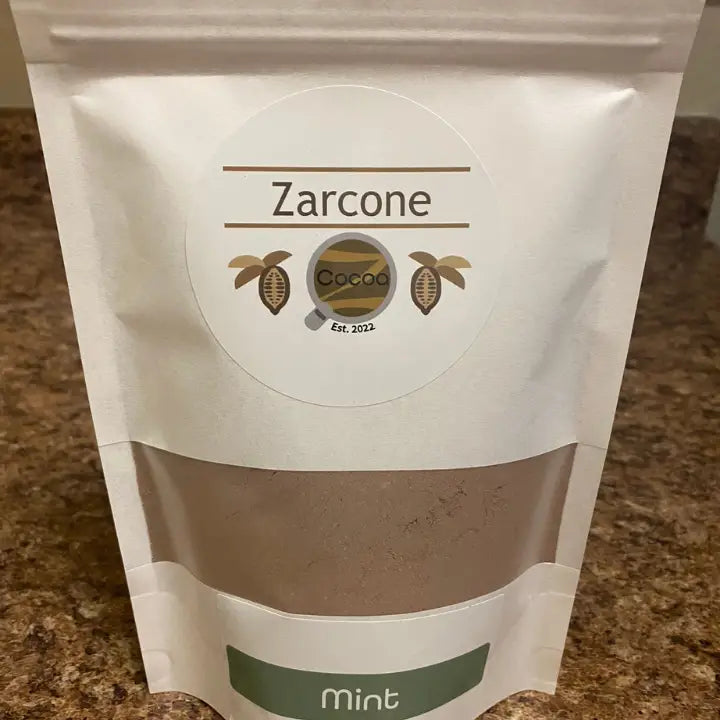 Mint Zarcone Cocoa packaging